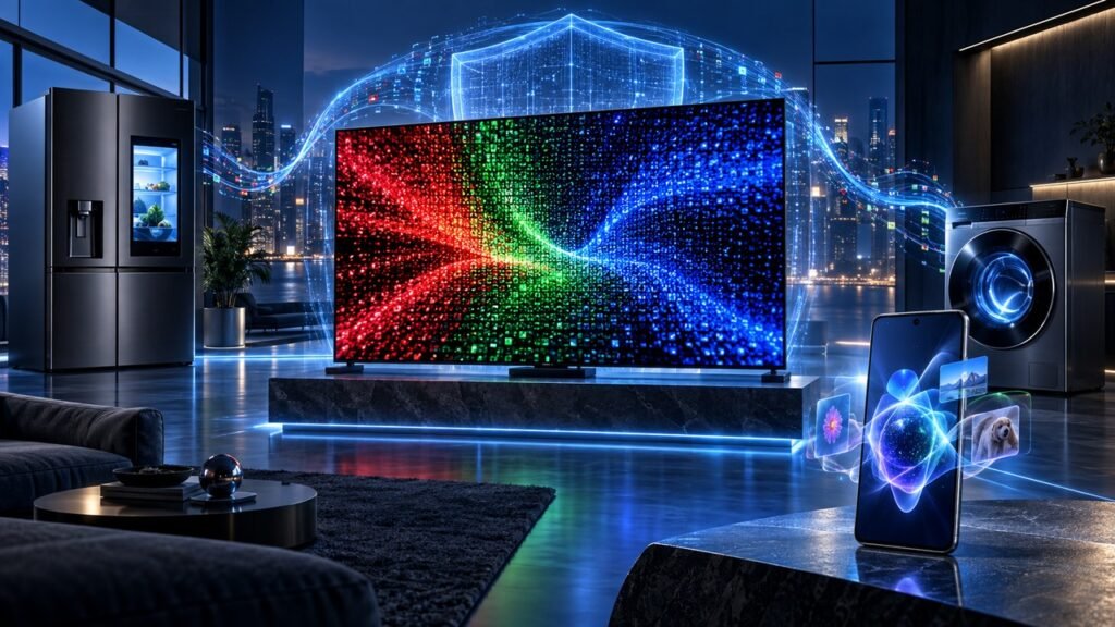 삼성전자 2025년 8월 마이크로 RGB TV, AI 보안, One UI 가전 타임라인 대표 이미지